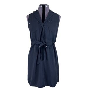 BLACK Heritage Collection Tie-Front Shirt Dress